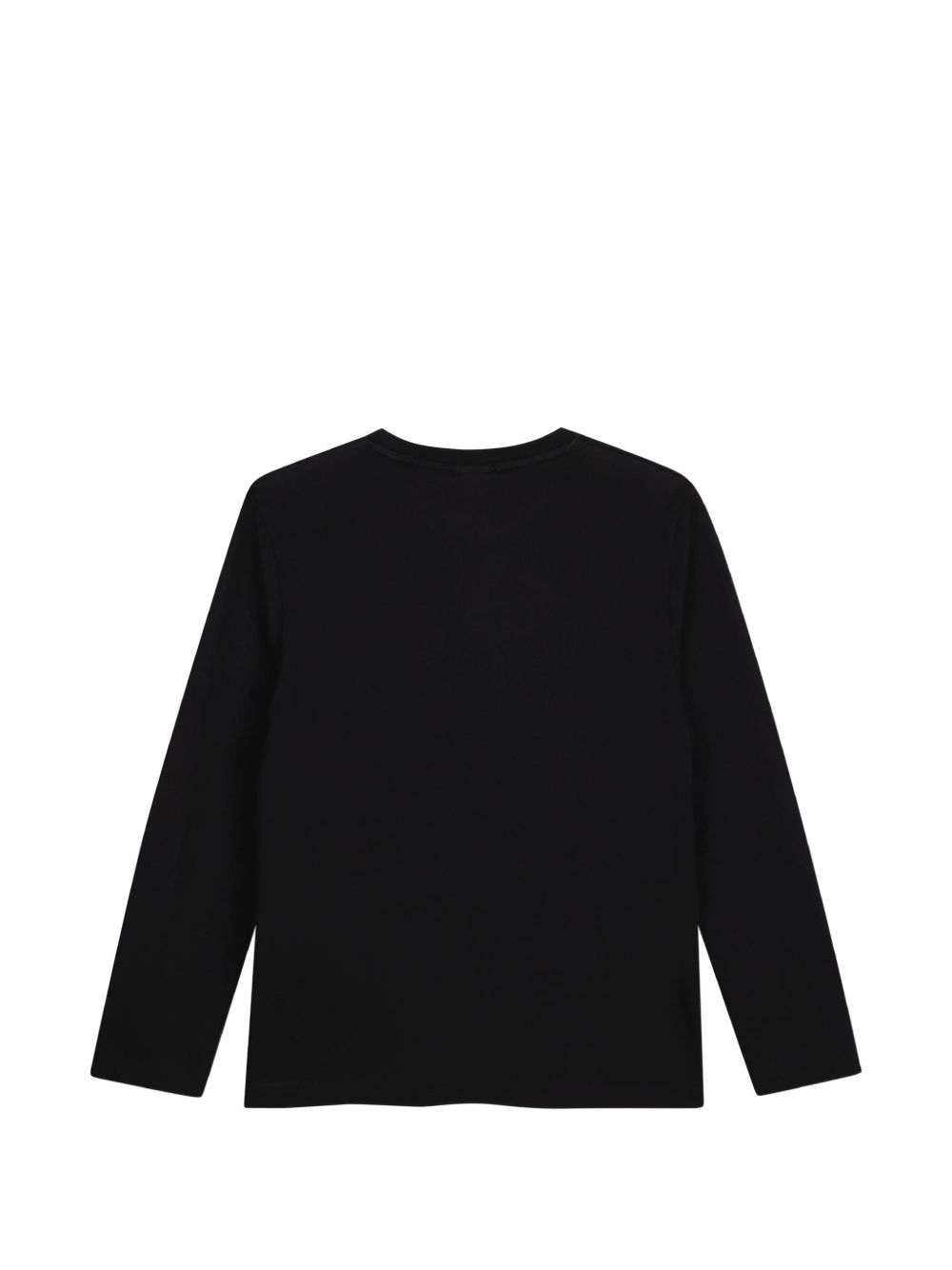 Long-sleeved jersey t-shirt con reworked logo centered on chest. J53406 09B BOSS KIDSWEAR 