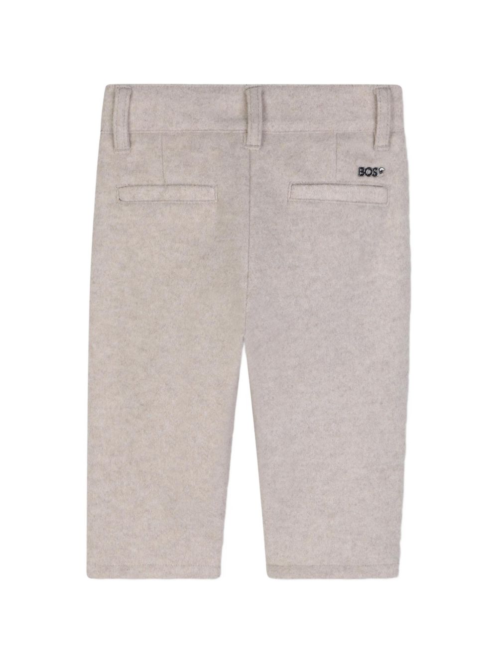 Flannel pantaloni con chiusura con bottoni. Cintura loops. Two davanti tasche. Two welt tasche al retro. Boss logo above retro tasca. Goes well con cardigan j53477. J53469 B51 BOSS KIDSWEAR 
