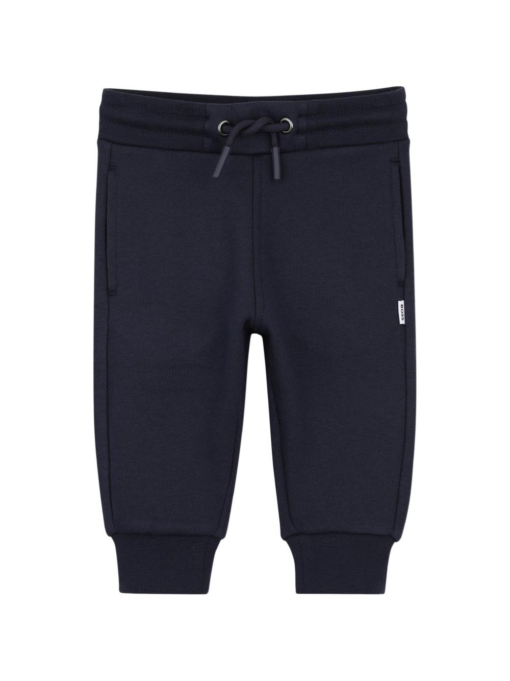 Brushed fleece jogging set. Con cappuccio cardigan con chiusura con zip. 2 davanti tasche. Double b ricamato sul chest. Jogging pantaloni con vita elastica e coulisse. 2 side tasche. Boss raiser. J53512 849 BOSS KIDSWEAR 