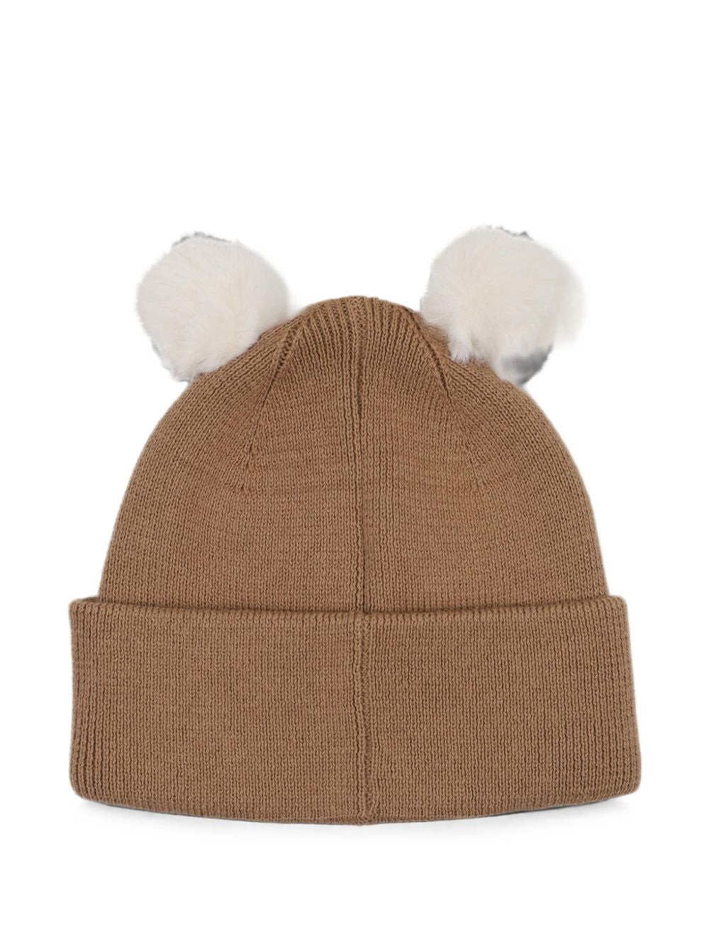 Knit beanie in double layer con pompom. Branded ricamo. Woven label con iconic stripes. J53567 269 BOSS KIDSWEAR 