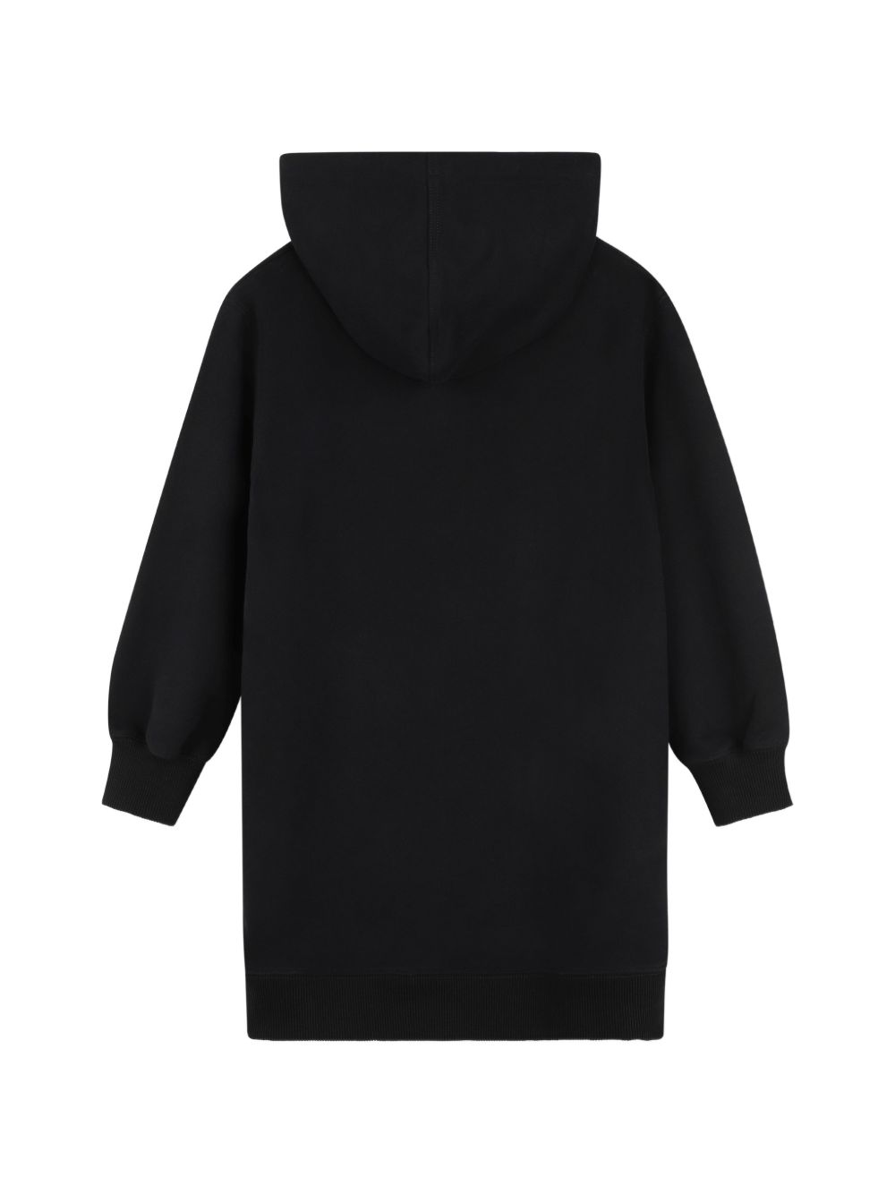 Hodded vestito in cotone garzato, containing cotton from organic farming, fantasia illusration branded con chloé logo printed on davanti. C21245 09B CHLOE KIDS 