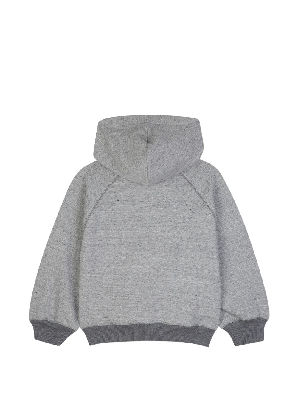 Hoodie in marled cotone garzato containing cotton from organic farming, kangaroo tasca, printed chloé logo on davanti. C21284 M07 CHLOE KIDS 