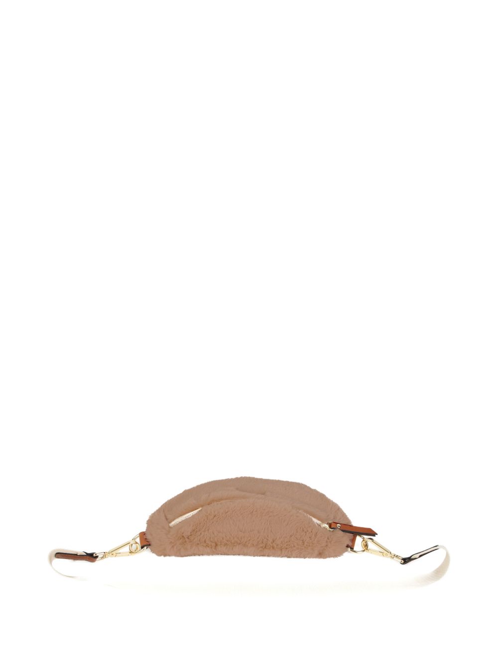 Faux-fur bumbag, con interchangeable chloé branded grosgrain strap, chloé silicone badge on davanti, cotton twill fodera, zipped chiusura, strap pieces, zip pullers e inside label in goat leather. Dimensions: w23xh13xd6cm. Strap length: 65cm. C21324 31F CHLOE KIDS 
