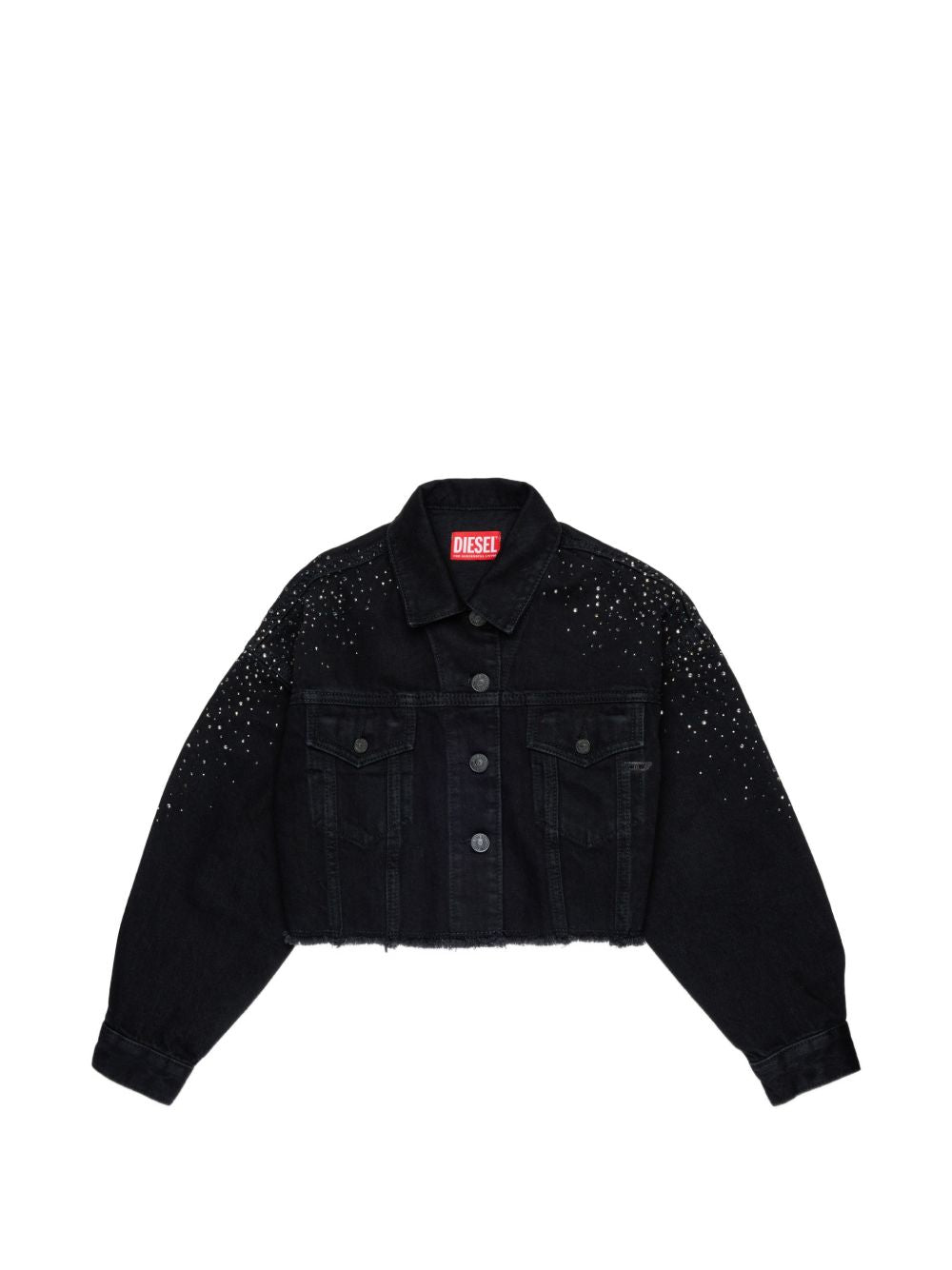 Giubbino Denim Nero J02923KXBUB K02 DIESEL KIDS 