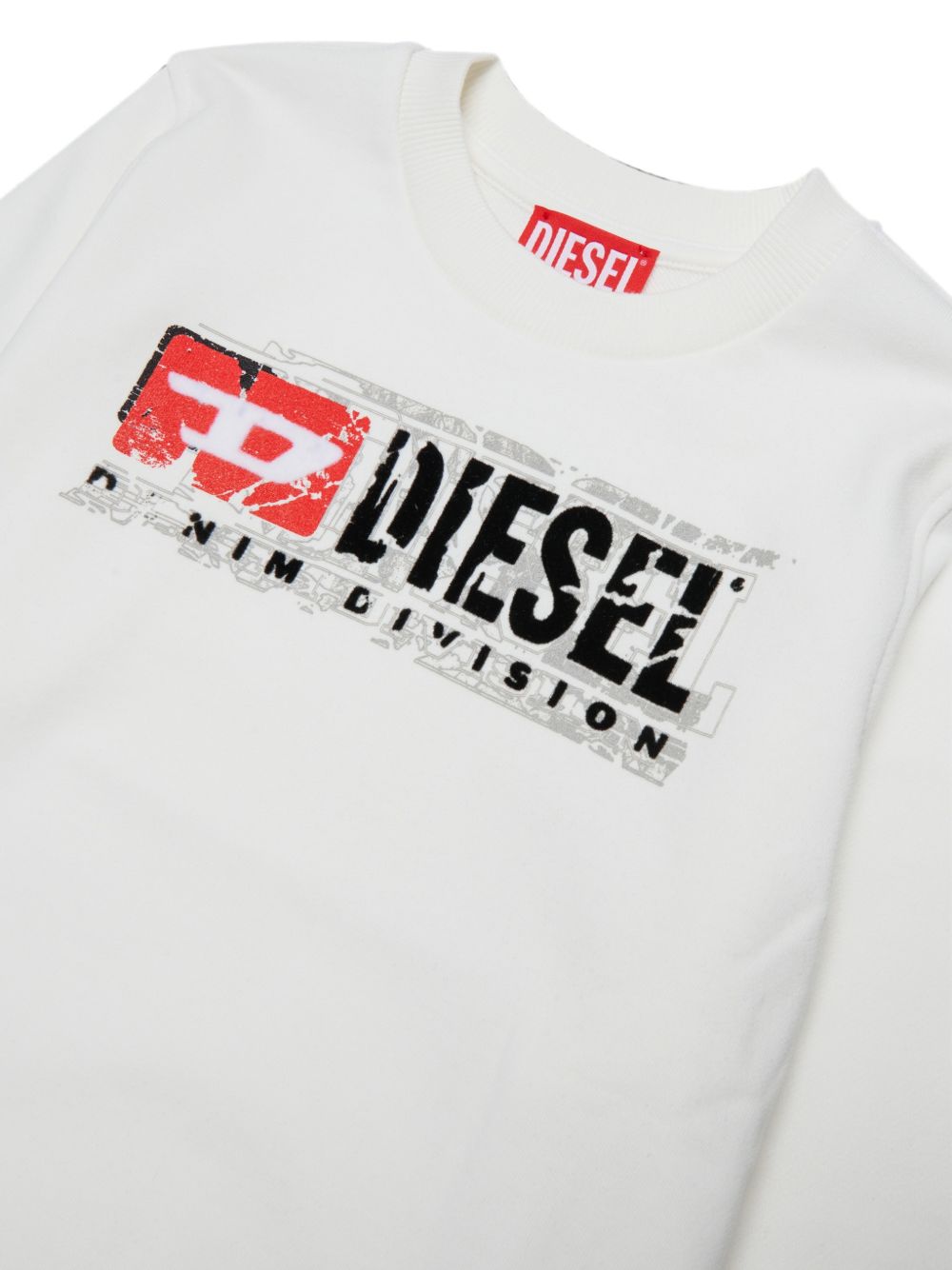 Felpa Bianco J02973KYAVF K141 DIESEL KIDS 