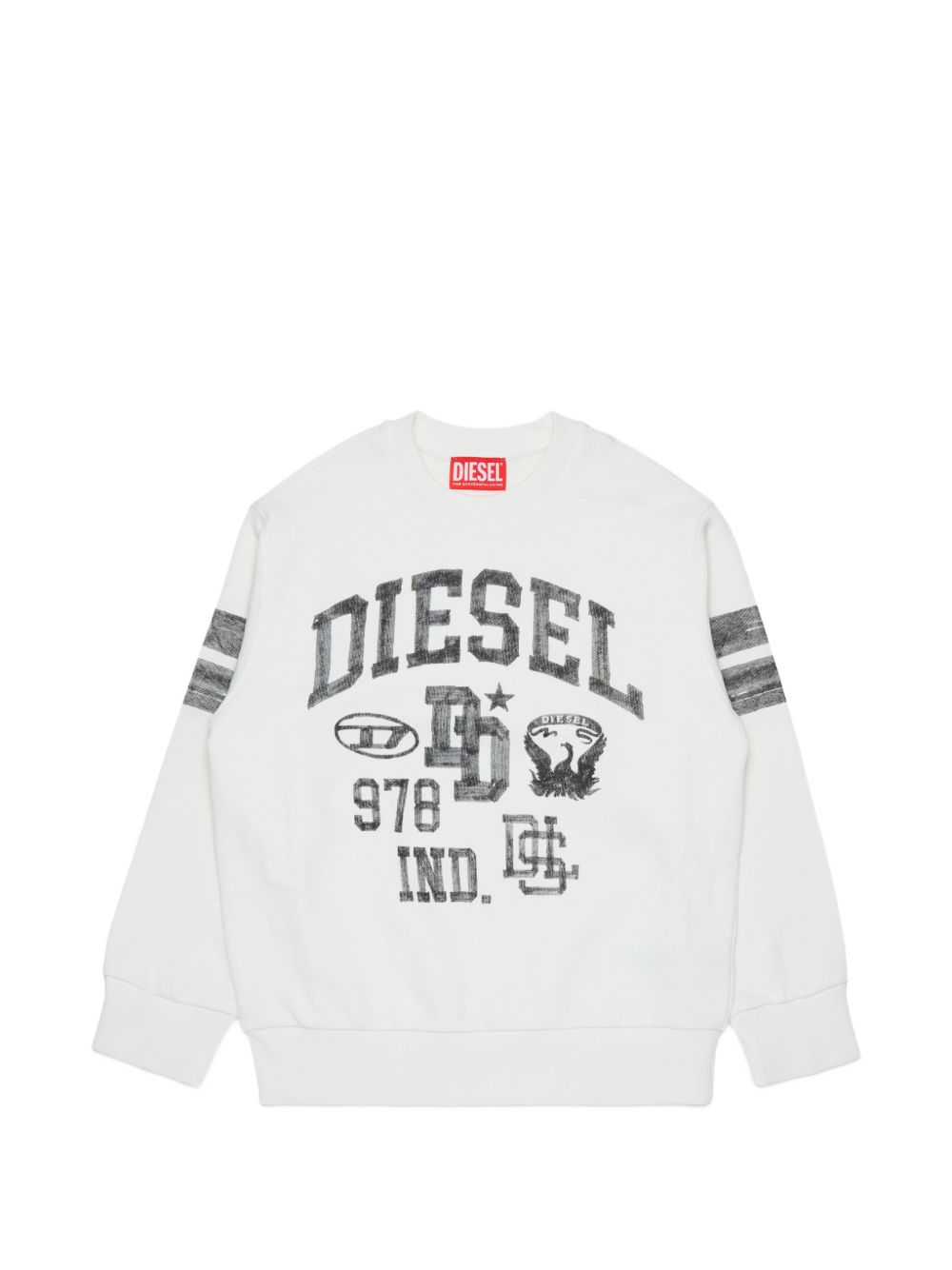 Felpa Bianco J029880GEAD K141 DIESEL KIDS 