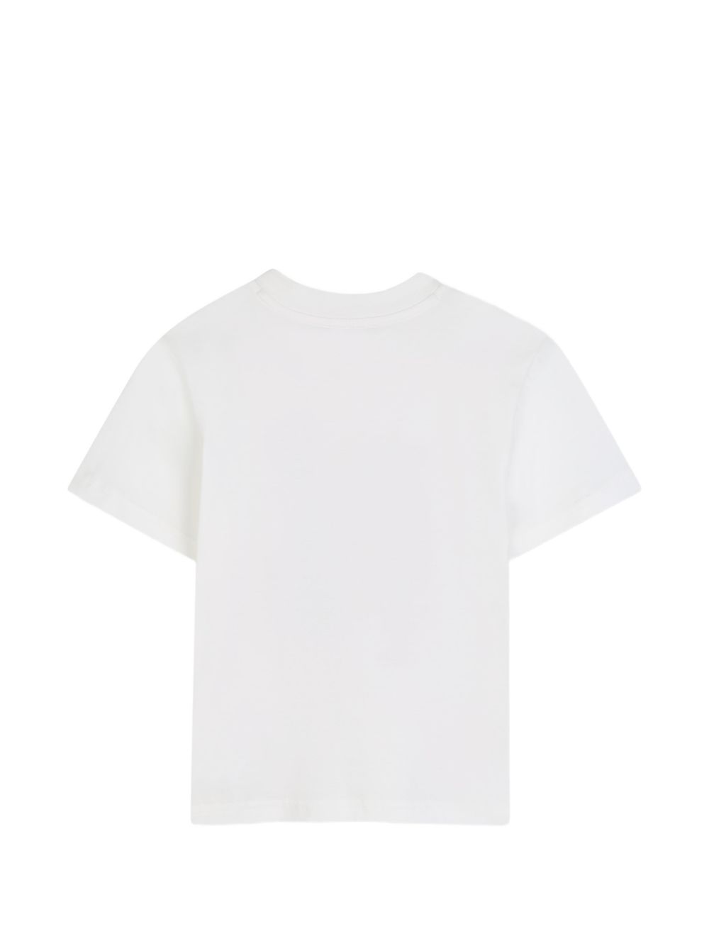 Maniche corte t-shirt in jersey 100% cotton from organic farming. Printed dkny illustrazione sul davanti con flocking detail. D62723 117 DKNY KIDS 