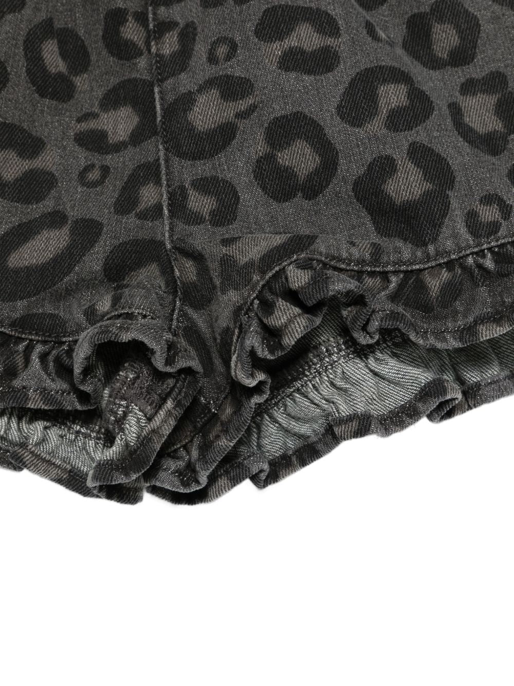Shorts con balze antracite DZ6A19Z4163 924BG DOUDOU KIDS 