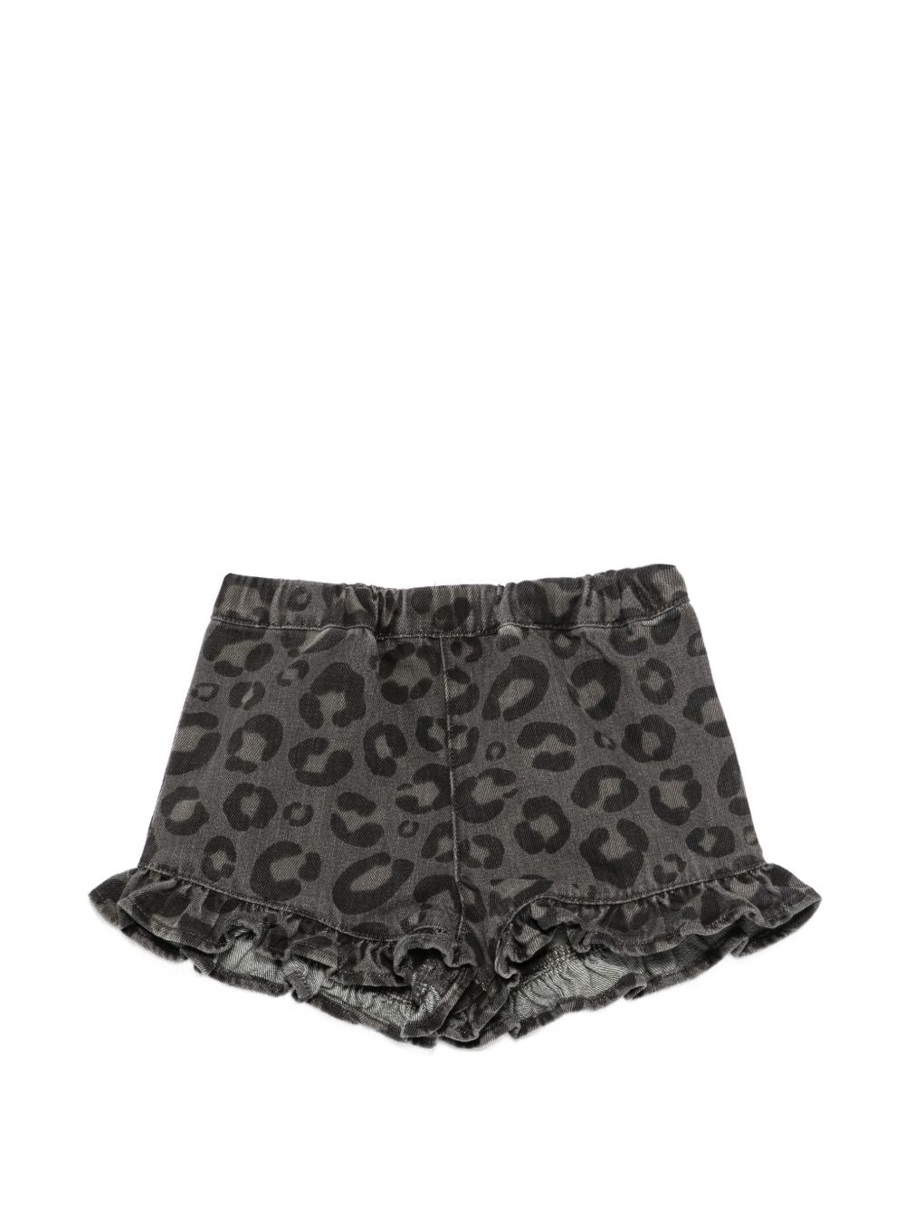 Shorts con balze antracite DZ6A19Z4163 924BG DOUDOU KIDS 
