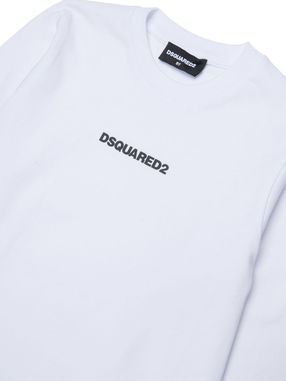 T-shirt Bianco DQ3430D0AIT DQ100 DSQUARED KIDS 