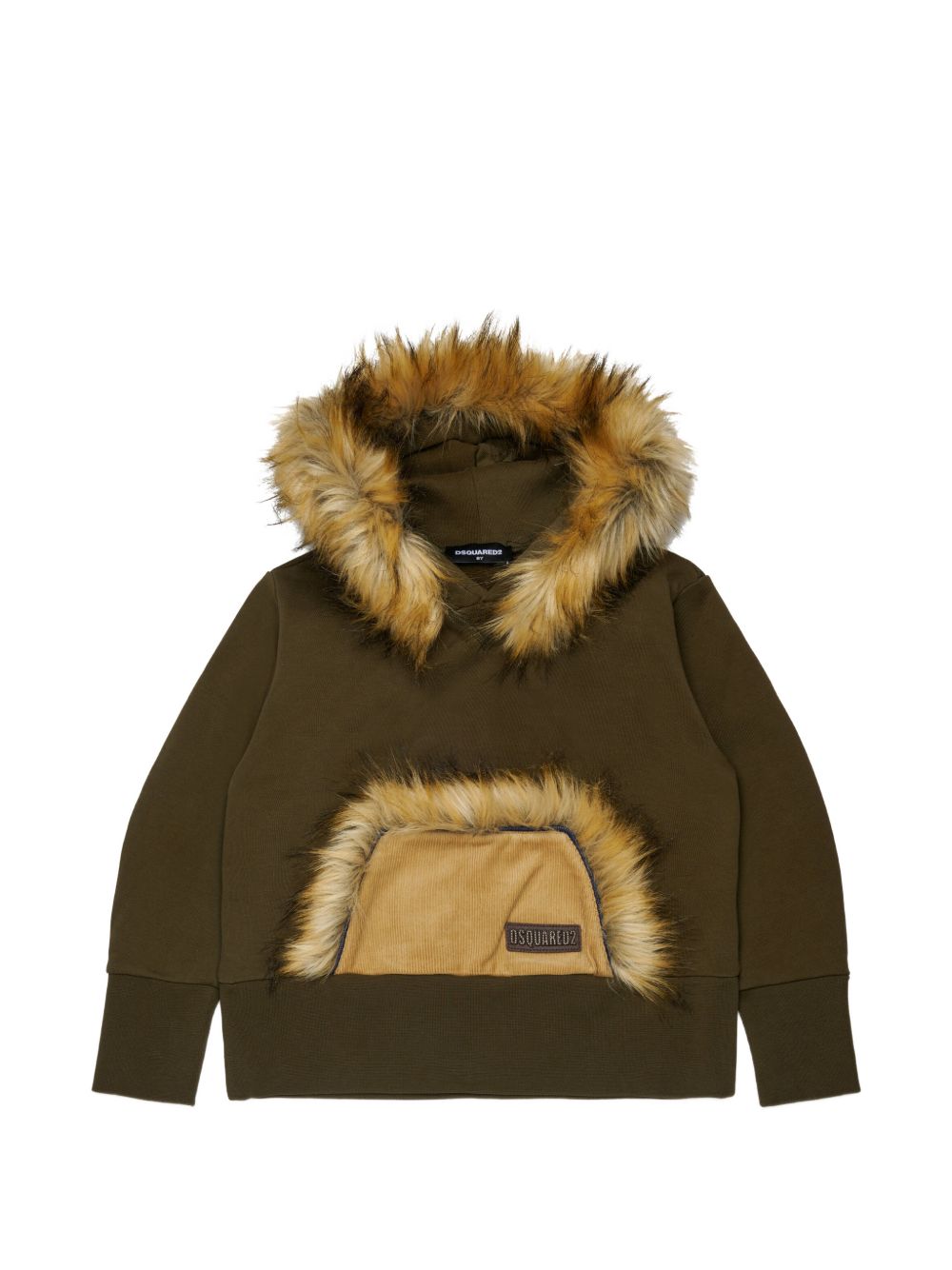 Felpa Tarmac Green DQ3469D0AJ9 DQ558 DSQUARED KIDS 