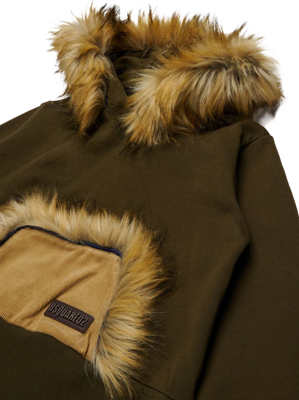 Felpa Tarmac Green DQ3469D0AJ9 DQ558 DSQUARED KIDS 