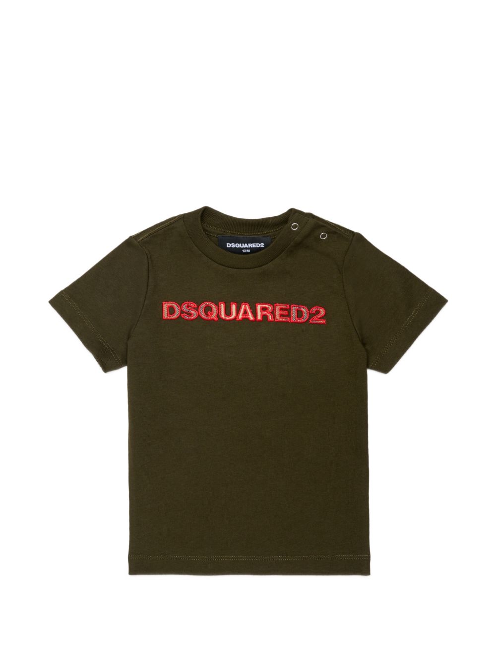 T-shirt Tarmac Green DQ3509D0AJ1 DQ558 DSQUARED KIDS 