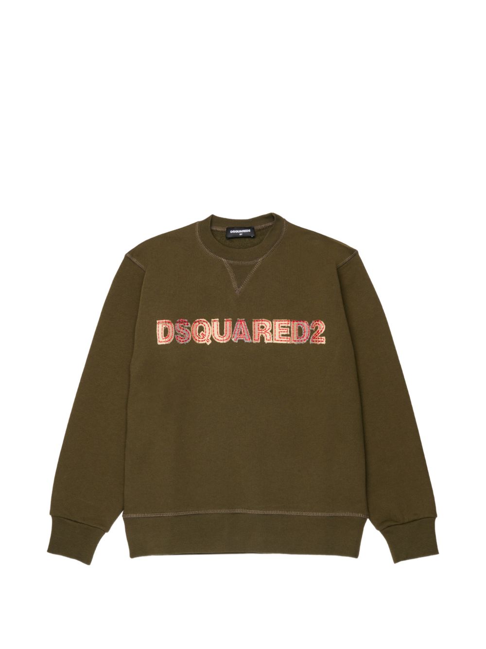 Felpa Tarmac Green DQ3561D0AJ2 DQ558 DSQUARED KIDS 