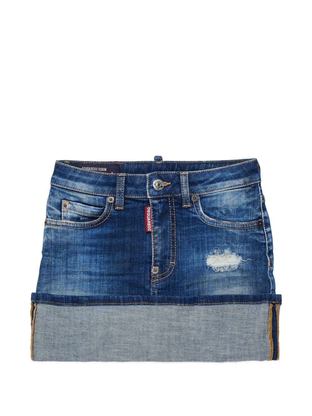 Gonna Blue Denim DQ3574D0AHW DQ01 DSQUARED KIDS 