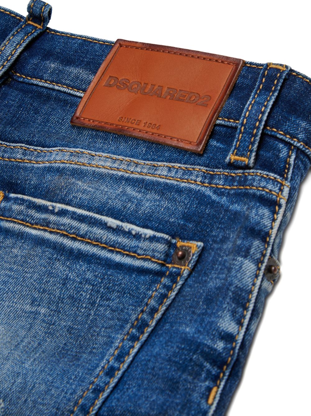 Gonna Blue Denim DQ3574D0AHW DQ01 DSQUARED KIDS 