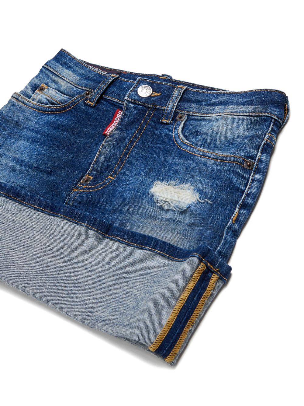 Gonna Blue Denim DQ3574D0AHW DQ01 DSQUARED KIDS 