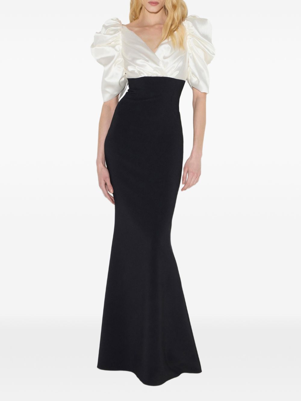Abito Avorio/Nero ABR0967E2 309 ELISABETTA FRANCHI 