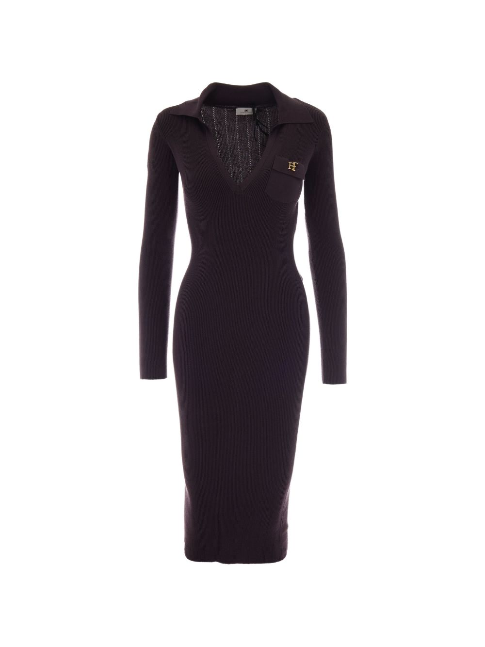Abito di maglia Dark Chocolate AM08B66E2 EV9 ELISABETTA FRANCHI 