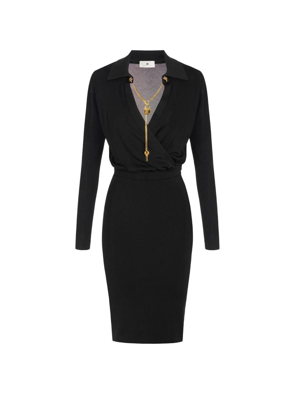 Abito di maglia Nero AM19S66E2 110 ELISABETTA FRANCHI 