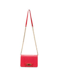 Pochette con catena rossa