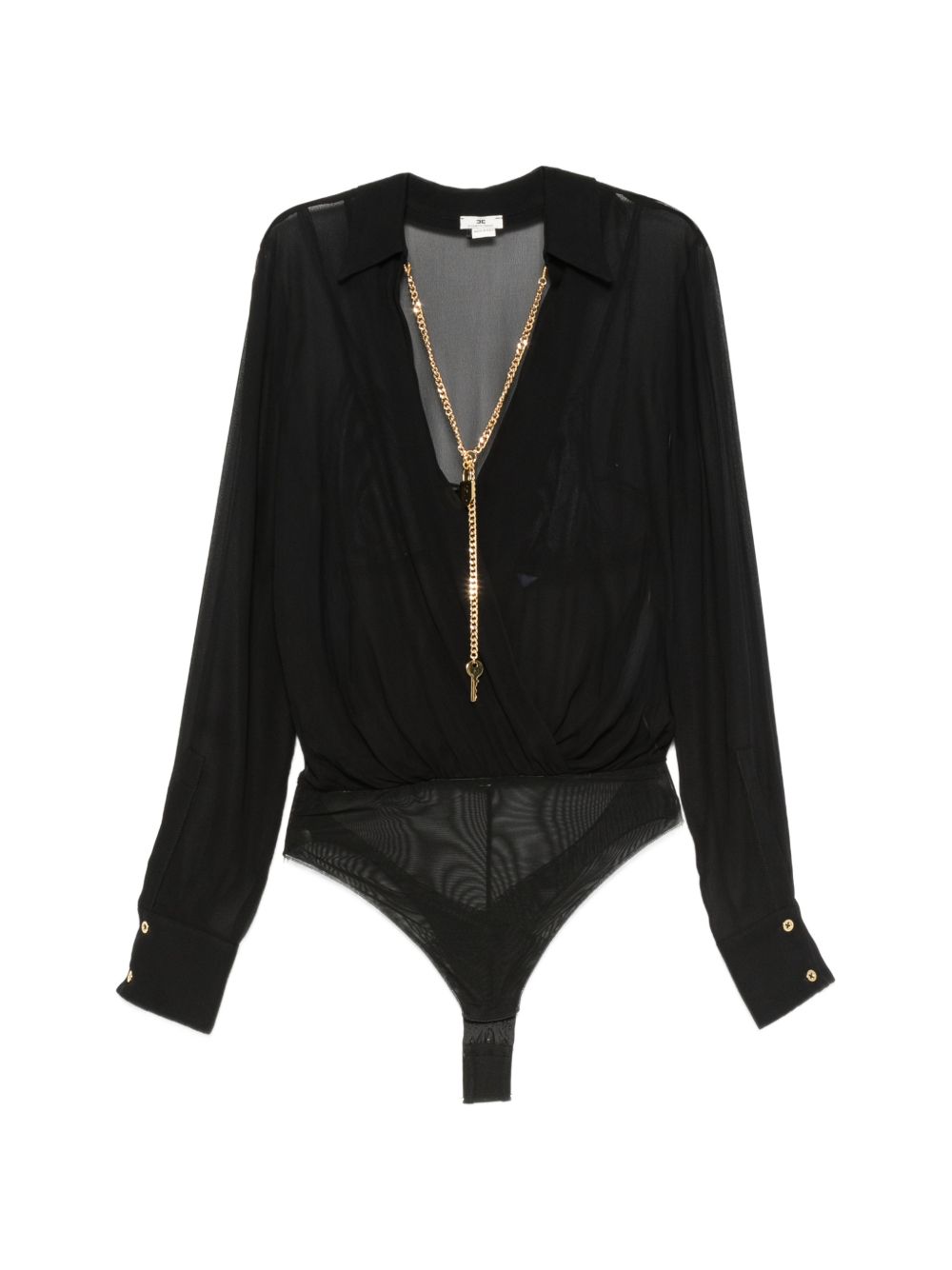 Camicia a body Nero CB00966E2 110 ELISABETTA FRANCHI 