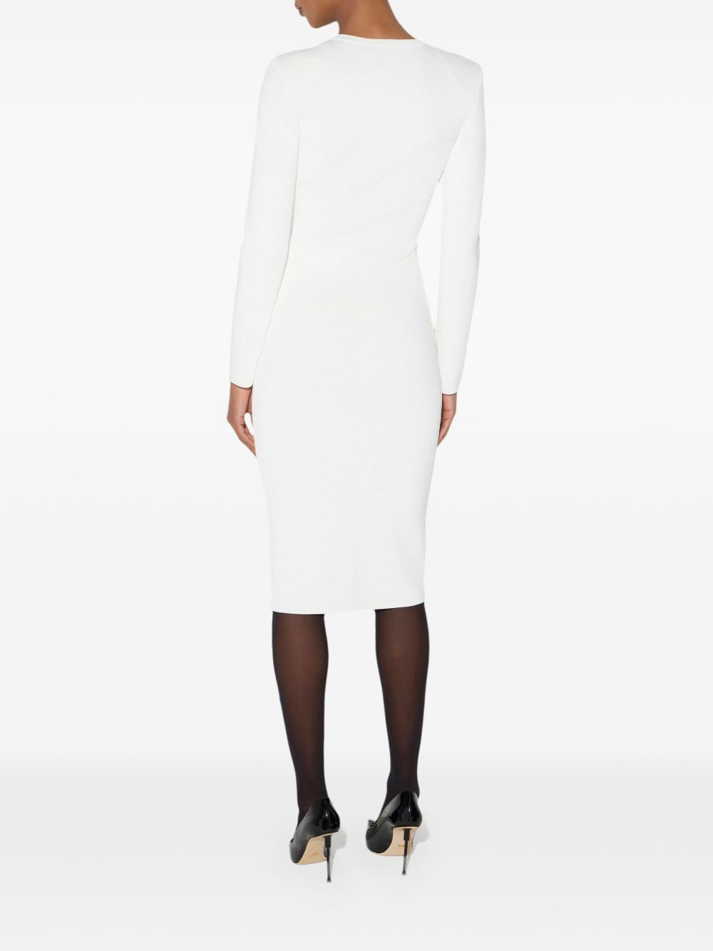 Gonna di maglia Avorio GK28B66E2 360 ELISABETTA FRANCHI 