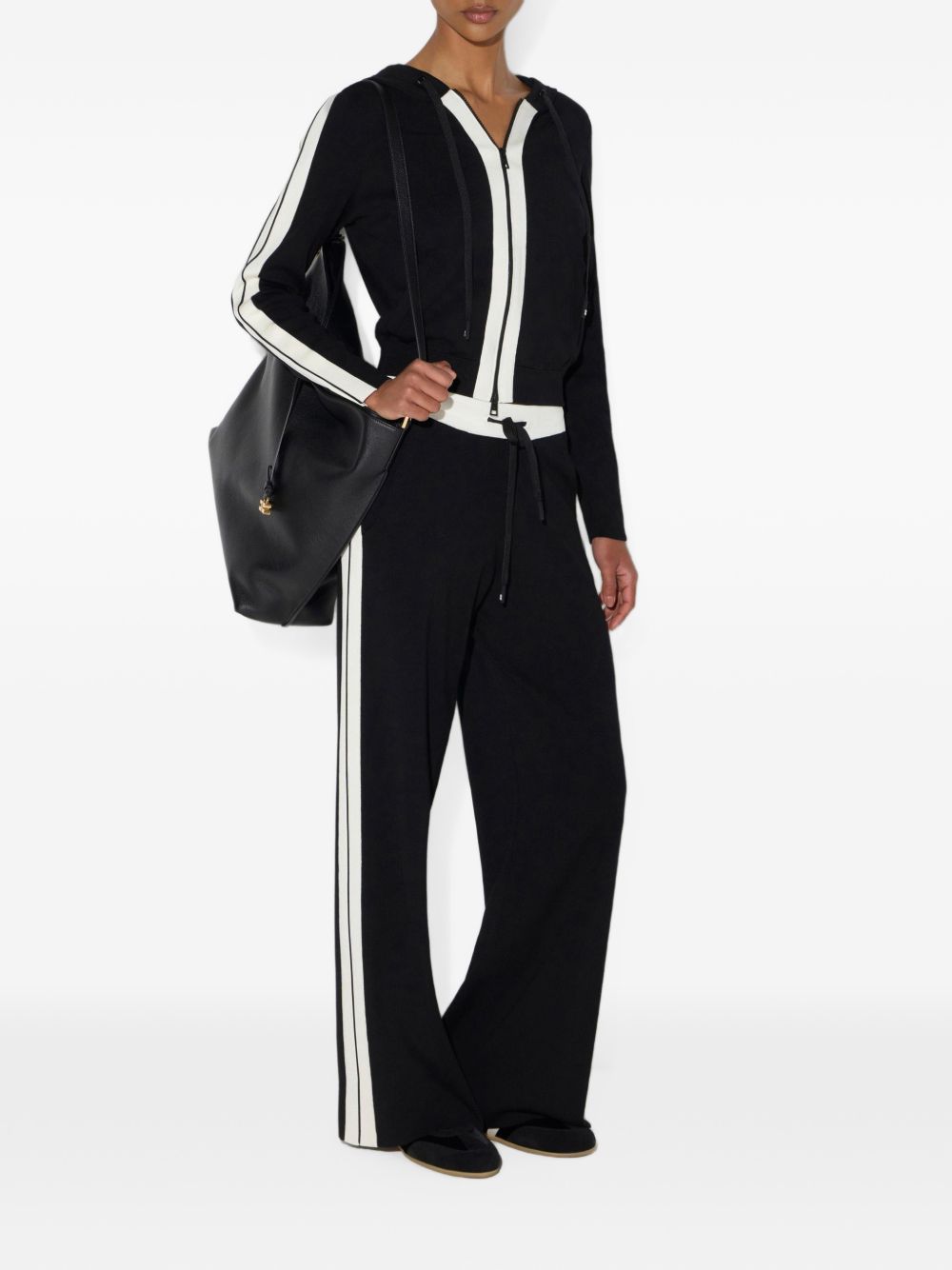 Pantalone tricot Nero/Burro KP75S66E2 685 ELISABETTA FRANCHI 
