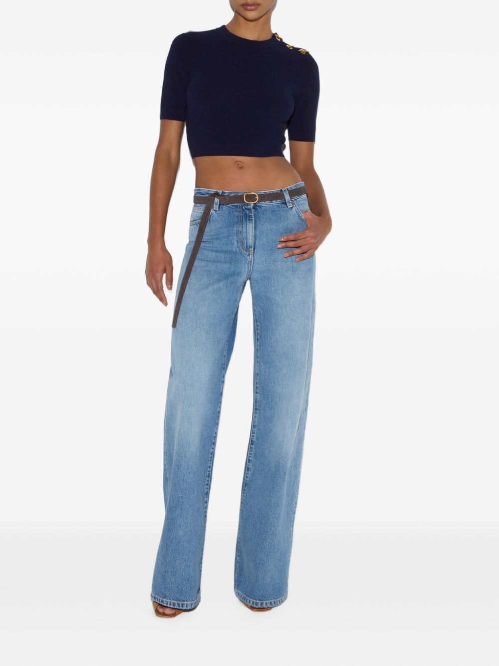 Maglia tricot Blu Notte MK02S66E2 H88 ELISABETTA FRANCHI 