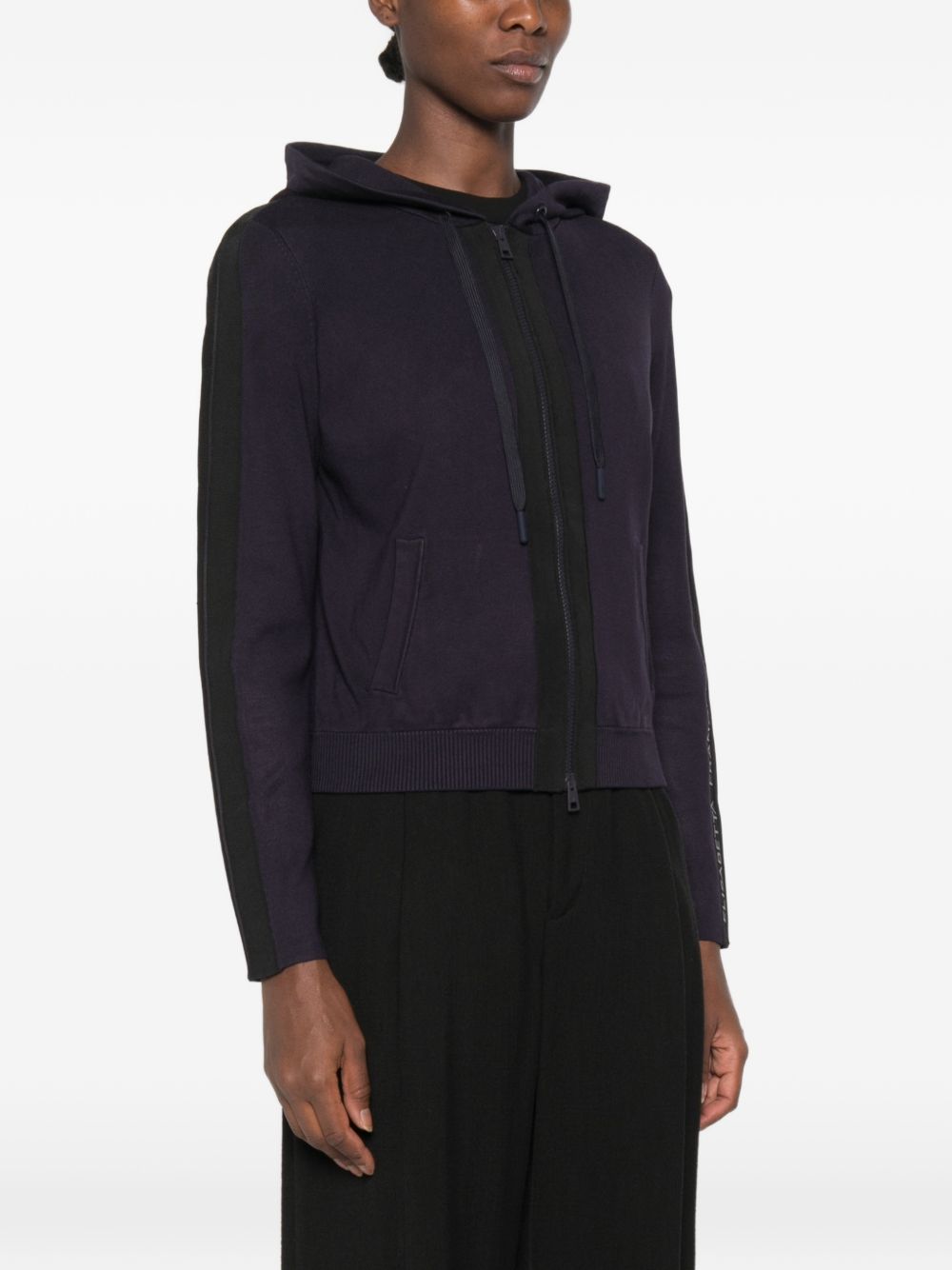 Maglia tricot Blu notte/Nero MK15S66E2 I11 ELISABETTA FRANCHI 