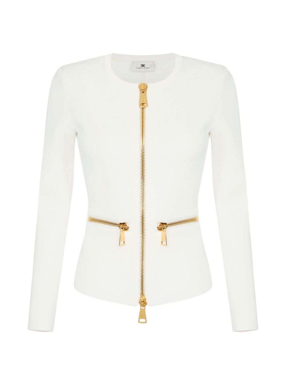 Maglia tricot Avorio MK68B66E2 360 ELISABETTA FRANCHI 
