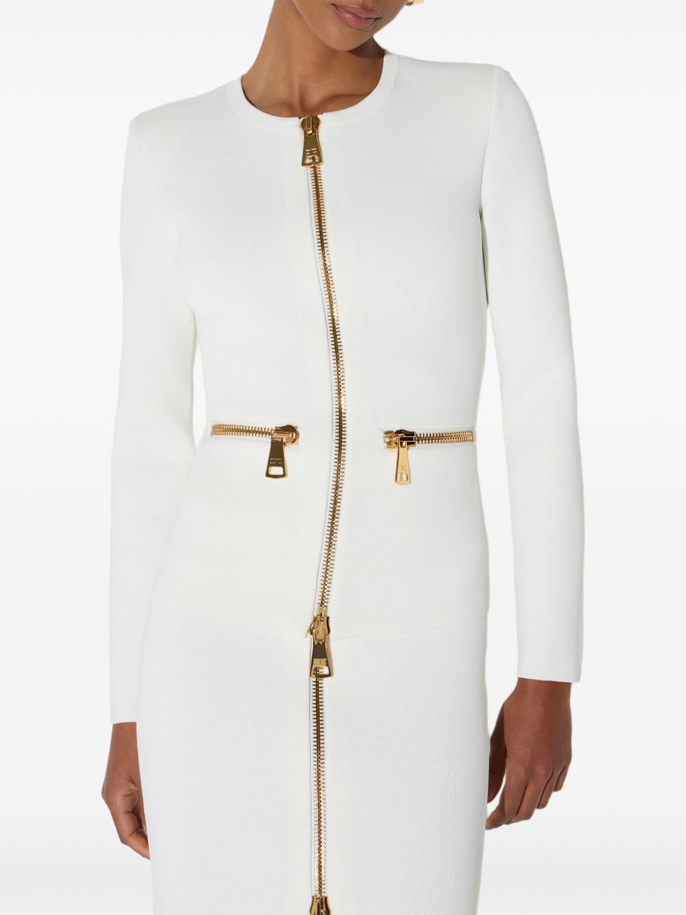 Maglia tricot Avorio MK68B66E2 360 ELISABETTA FRANCHI 