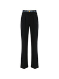 Pantalone con cintura Nero