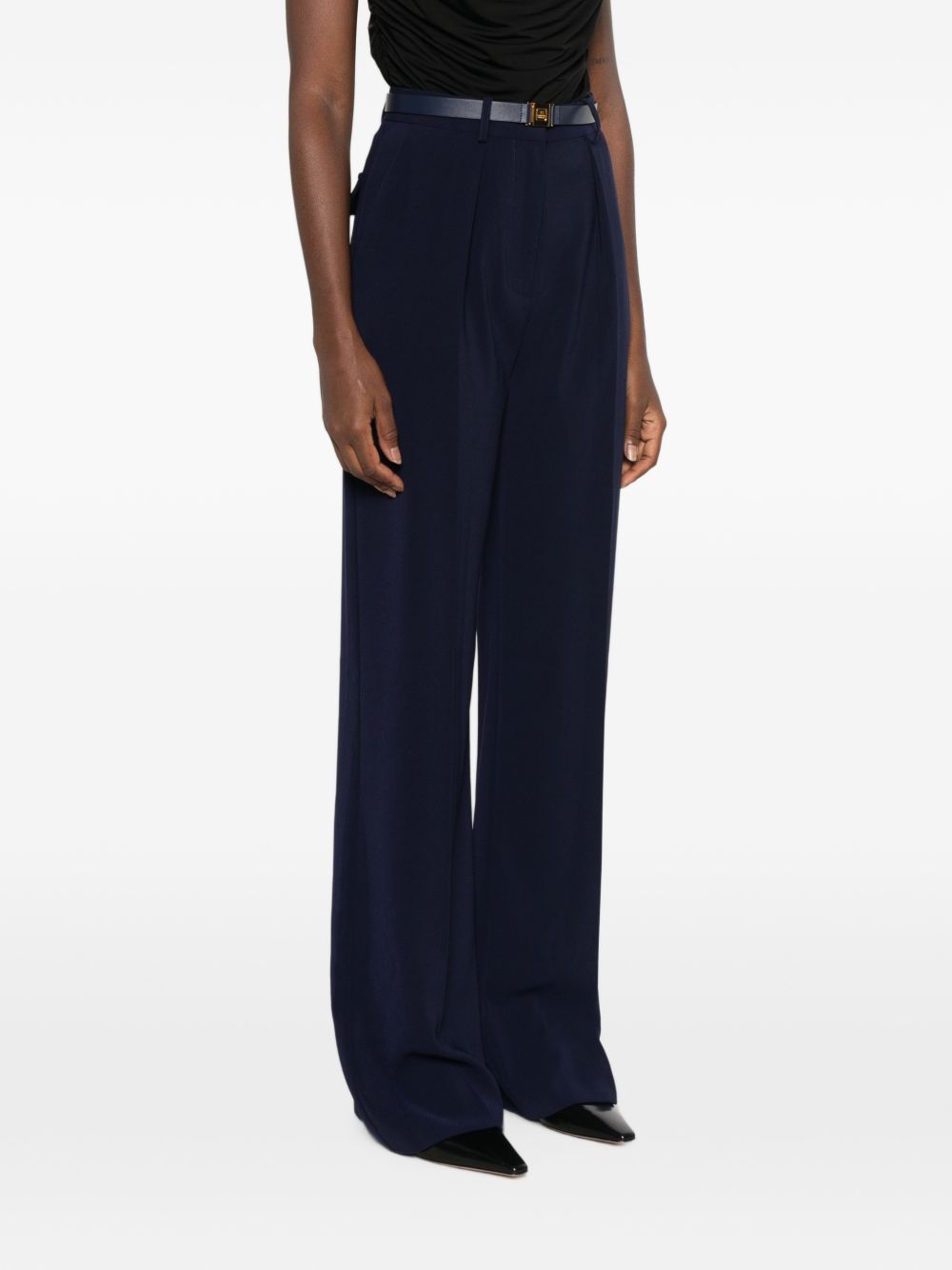 Pantalone con cintura Blu Notte PA20766E2 H88 ELISABETTA FRANCHI 