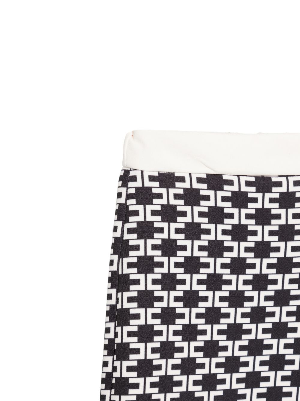 Shorts con monogrammi neri EGBE032GA039 D948 ELISABETTA FRANCHI KIDS 