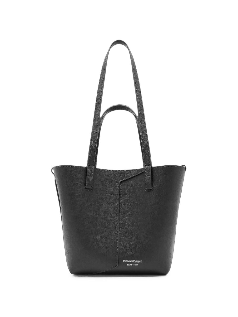 Borsa con doppio manico in pelle nera EW005753AF29459 UC001 EMPORIO ARMANI 