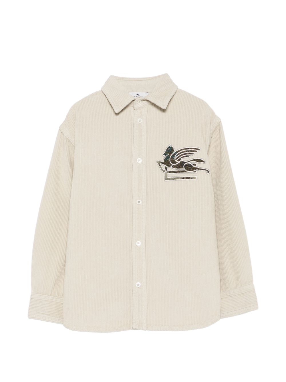 Camicia con logo beige GZ5H30Z4073 108 ETRO KIDS 