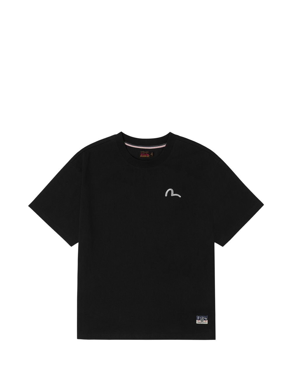 T-shirt Seagull Emb. Nero 2EAHTM5TS1183 BLKX EVISU 