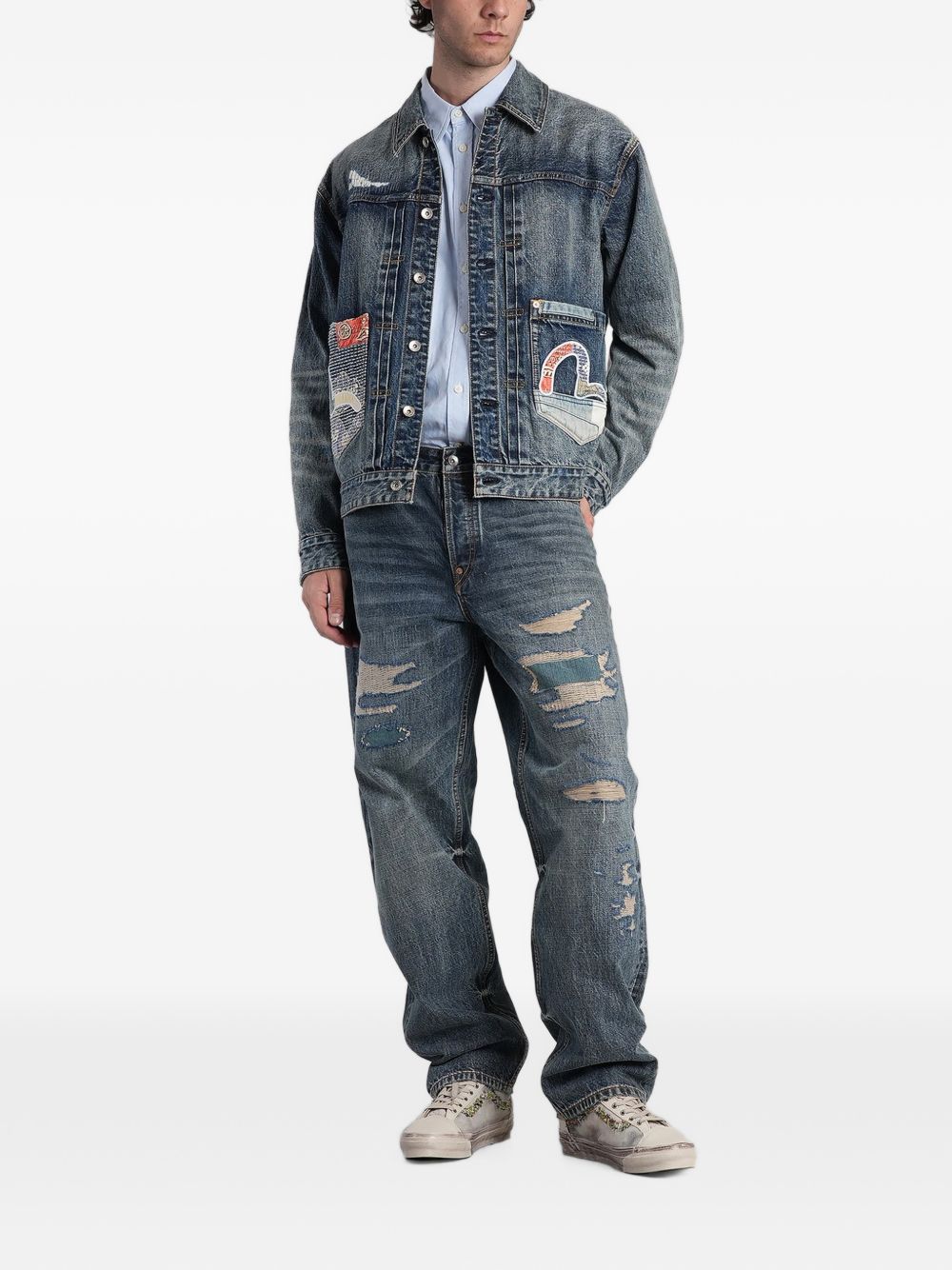 Jeans Boro Daicock Indaco 2EAHTM6JE1006 INDM EVISU 
