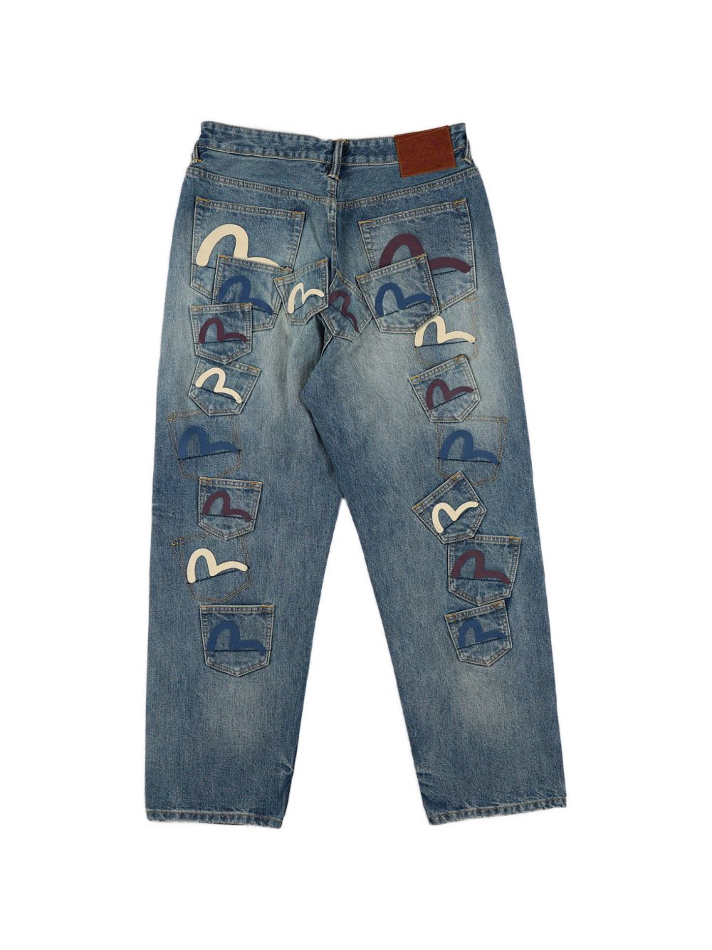 Jeans Multi-Pocket Patched Daicock Indaco 2EAHTM6JE1016 INDM EVISU 