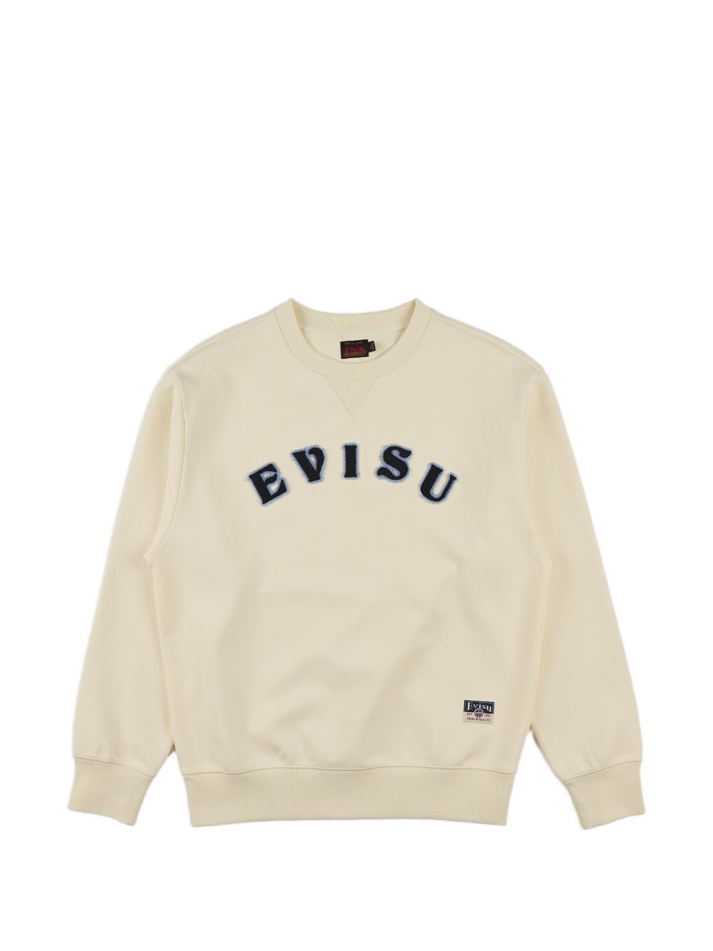 Felpa Evisu Emb. Badge Ecru 2EAHTM6SW1073 ECUX EVISU 