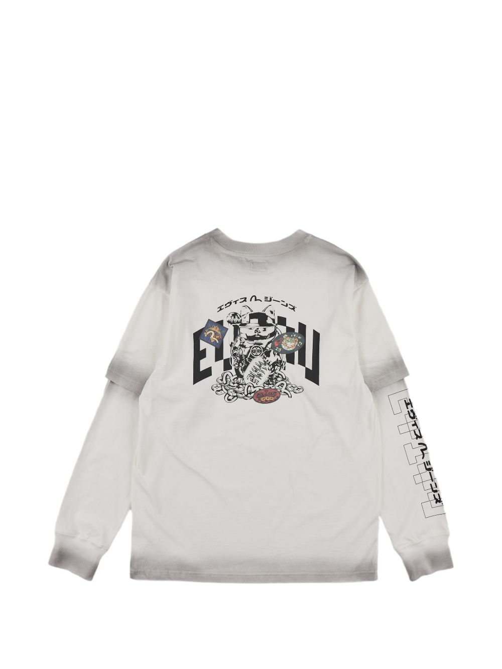 T-shirt Fortune Cat Ptinted Bianco 2EAHTM6TL1153 WHTO EVISU 