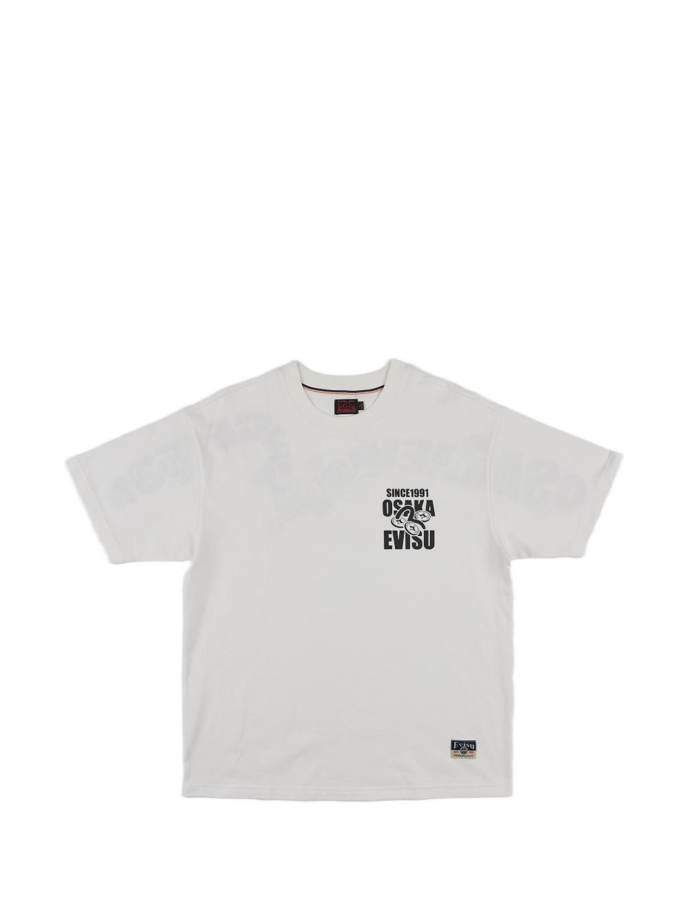 T-shirt Brocade Kamon Applique Bianco 2EAHTM6TS1121 WHTO EVISU 