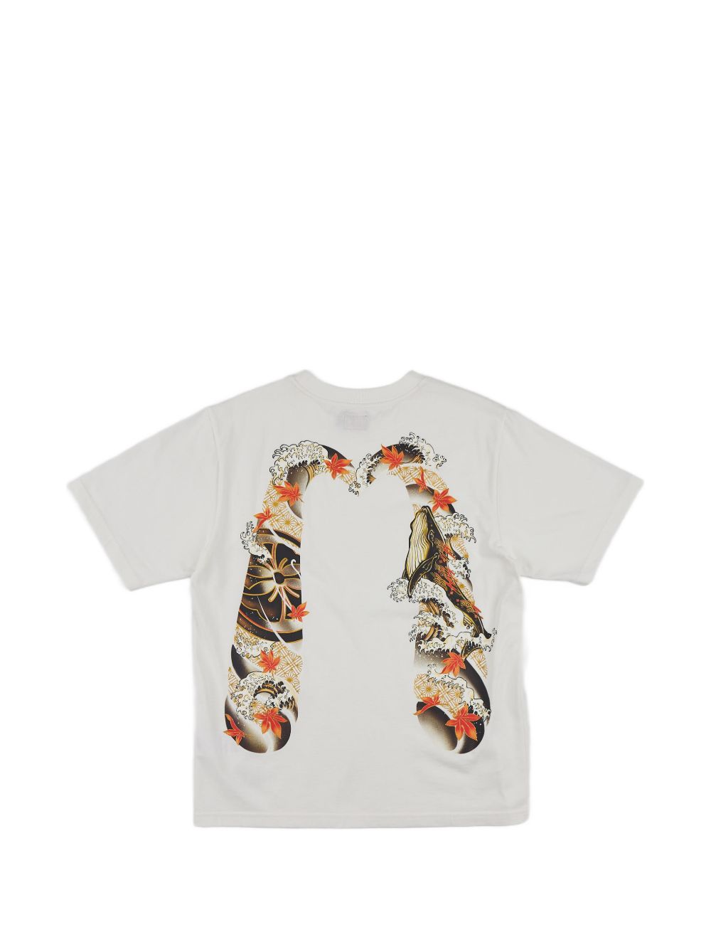 T-shirt Wave & Whale Daicock Bianco 2EAHTM6TS1130 WHTO EVISU 
