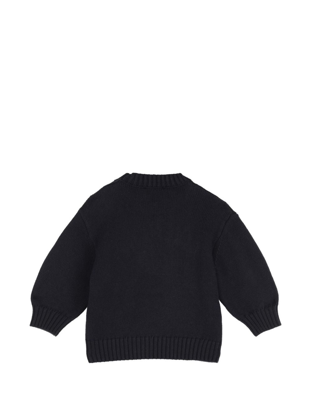 In maglia felpa in 95% cotton e 5% cashmere. High gauge. Spalla opening con buttons. Givenchy logo ricamo at davanti. H31294 853 GIVENCHY KIDS 