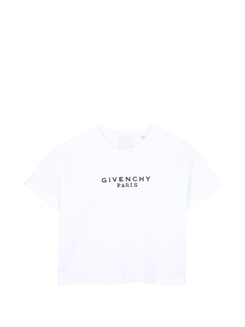 T-shirt in jersey, cotton from organic farming, maniche, givenchy logo stampa at davanti. H31315 10P GIVENCHY KIDS 