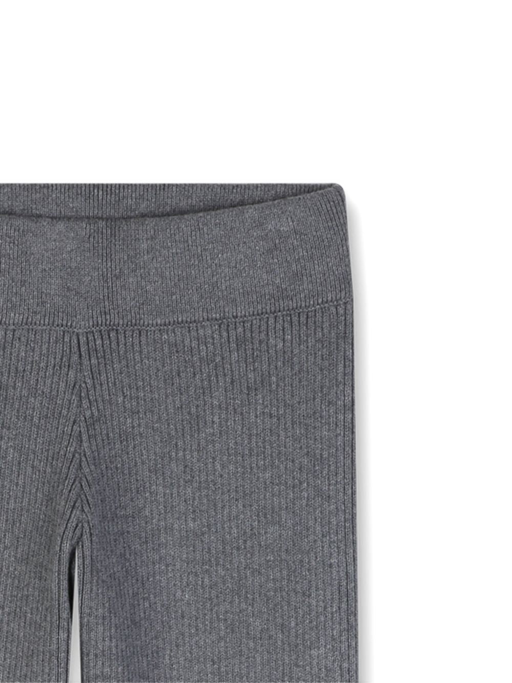 Pantaloni, in 95% cotton e 5% cashmere ribbing. Vita elastica e color contrasted givenchy logo ricamo at retro. H31338 A47 GIVENCHY KIDS 