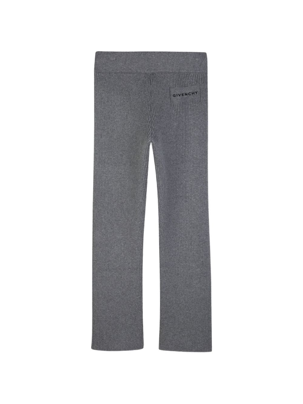 Pantaloni, in 95% cotton e 5% cashmere ribbing. Vita elastica e color contrasted givenchy logo ricamo at retro. H31338 A47 GIVENCHY KIDS 