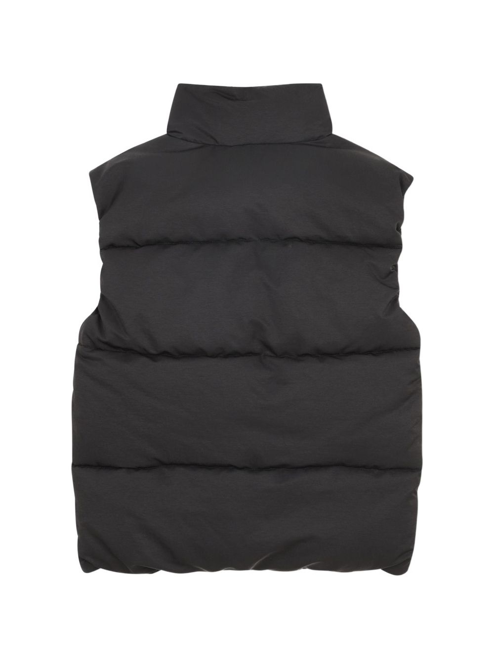 Senza maniche down jacket in 100% recycled polyamide, high collar, patch tasche con flap sul davanti, rubber badge con logo sul chest, zip chiusura con tab. G01180 09B HUGO KIDS 