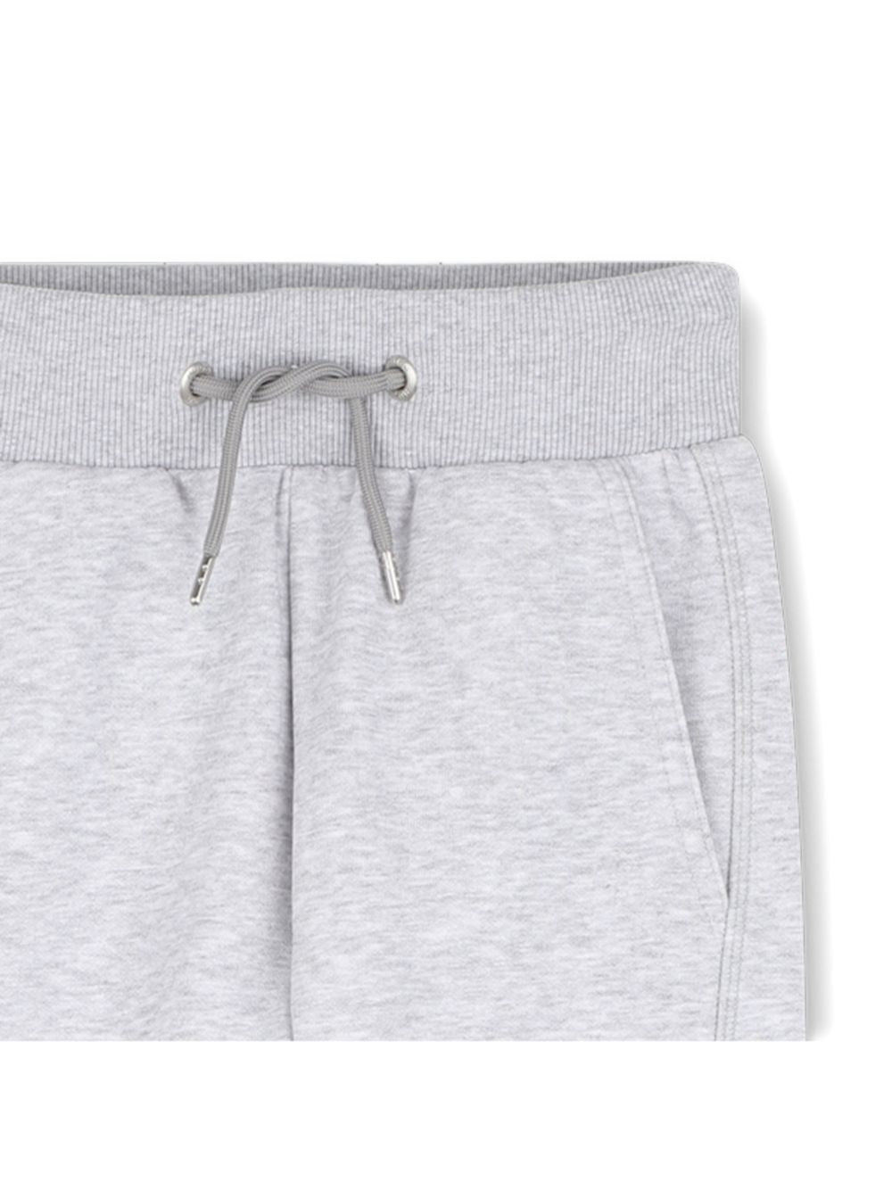 Jogging pantaloni in brushed cotton polyester fleece, vita elastica con coulisse, side tasche, flatlock stitching, retro tasca, elastico ankles. Vestibilità morbida. Con sweatshirt g01230 G01207 A32 HUGO KIDS 